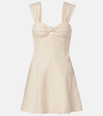 Faithfull The Brand Pallida linen minidress