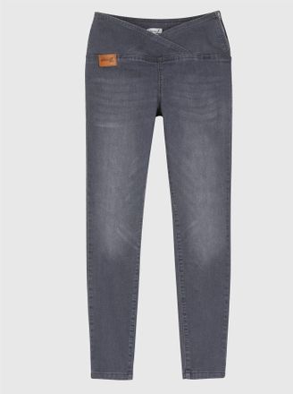 Casual Looks Bequeme Jeans CASUAL LOOKS, Damen, Gr. 195, Extrakurzgr&ouml;ssen, schwarz (anthrazit, grau, denim), 81% Baumwolle, 17% Polyester, 2% Elasthan, unifarben, 