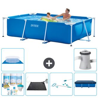 Intex Piscina Con Estructura Rectangular - 260x160x65 Cm - 7-piezas S21111