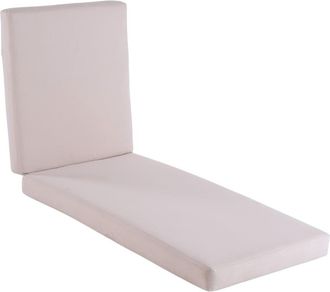 ED&Egrave;N JARD&Iacute; Coj&iacute;n de tumbona de exterior color crudo 190x60x10 cm