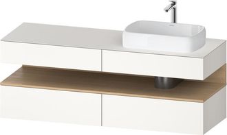 Duravit Qatego Consola Mueble Bajo Lavabo, 2 Extensiones, 2 - Duravit