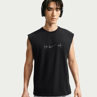 Nike Mens N.A.C. Sleeveless T-Shirt in Black | IM6159-010