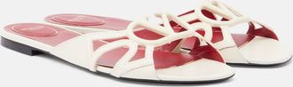 Valentino Garavani Wonderweb VLogo leather slides