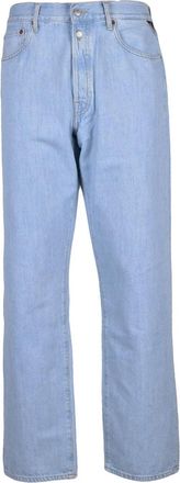 Replay Light Blue Cotton Jeans