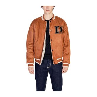 Only & Sons Bomber Jackets, male, Brown, 2XS, Classic Polyester Jacket for Men