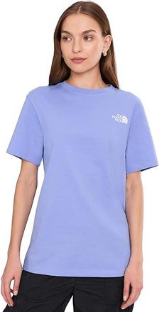 The North Face Short Sleeve Core Box NSE T-Shirts Womens Short Sleeve Pullover Periwinkle Glow : 2XL, Cotton