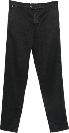 Kiton Pantaloni con patch logo - - Trousers - Uomo - Blu - W33