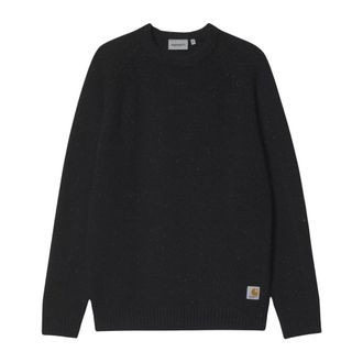 Carhartt Work in Progress LAnglistic Sweater - Heren - Truien - Zwart - Maat: S Katoen