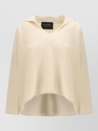 Alanui cashmere silk polo sweater