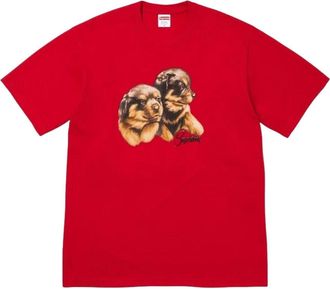 SUPREME FW26 Puppies T-Shirt Red SUP-FW26-003-RED