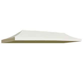 Berkfield Home Party Tent Roof 3x6 m Cream in Beige