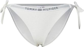 Tommy Hilfiger Bikini met Strikbandjes aan de Zijkant - Dames - Bikinis - Beige - S - Polyester - Badmode