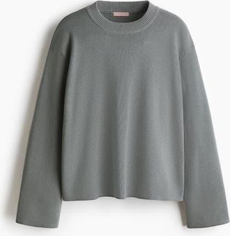 H&M Oversized Jumper in Dark Dusty Green at Nordstrom, Size Xx-Large