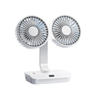 OEM Ventilador De Doble Cara, Ventilador De Escritorio Oscilante Doble, Ventilador De Escritorio Oscilante Doble, Ventilador Recargable Por Usb De 4 Veloc
