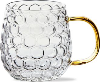 Tag Honeycomb Glass Mug Yellow Glass Everyday at Nordstrom