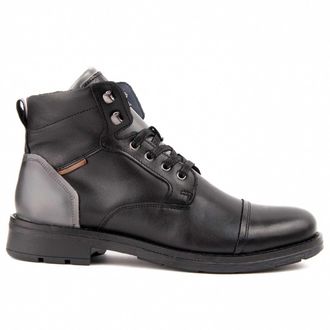 Purapiel Bottiel3 104919 Mens Leather Boot, Black/White, 10.5 UK