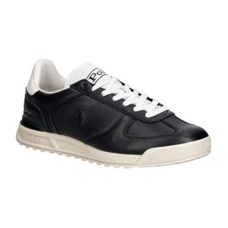 Polo Ralph Lauren Schoenen, Heren, Zwart, 45 EU, Leer, Varick Sig Sneakers