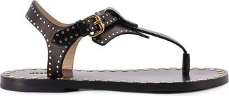Isabel Marant Sandalen Zwart - Dames - Sandalen - Zwart - 36 EU - Leer - Schoenen