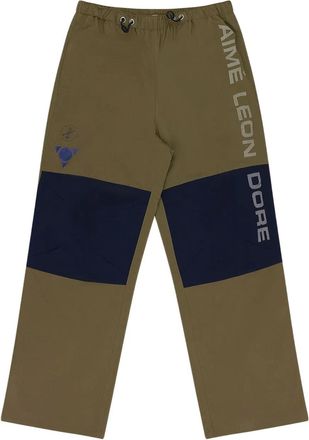 Aim&eacute; Leon Dore NEW BALANCE colourblock shell trousers - men - Fabric - S - Brown