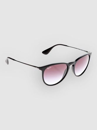 Ray-Ban Erika Rubber Black Sonnenbrille poly grey gradient