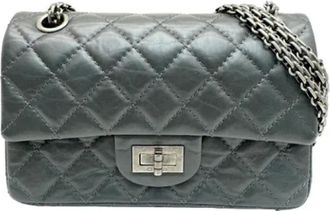 Chanel Pre-owned Fabric chanel-bags - Dames - Vintage Schoudertas - Grijs - ONE Size - Vintage