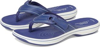 Clarks Breeze Reyna Womens Sandals Cobalt Synthetic : 10 B - Medium