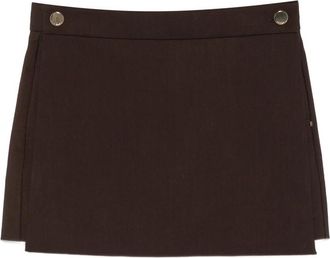 Sportmax Ottuso Button-detail Tailored Skort