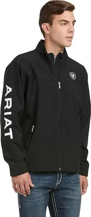 Ariat New Team Softshell Mens Coat Black : 2XL, Polyester/Spandex