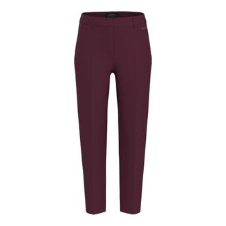 Marc Cain Fordon Broek - Dames - Broeken - Paars - Maat: 2XL Leer