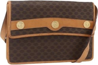Celine Pre-owned Canvas Cross Body Bag - Dames - Vintage Schoudertas - Bruin - ONE Size - Vintage