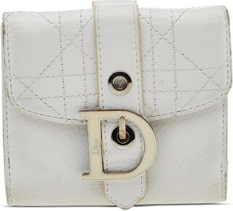 Dior Portafoglio Cannage - Bianco