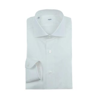 Barba Klassiek Katoenen Overhemd - Heren - Zakelijke Overhemden - Wit - 3XL - Katoen - Overhemden