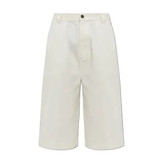 adidas Korte Broeken, Heren, Wit, XL, Denim, Wijde Denim Shorts