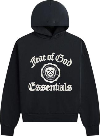Fear of God SS25 Heavy Fleece Vintage Shrunken Hoodie Black 192HO246210F