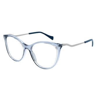 Gucci Accessoires, unisex, Blauw, ONE Size, Gg 1007O Optisch Montuur