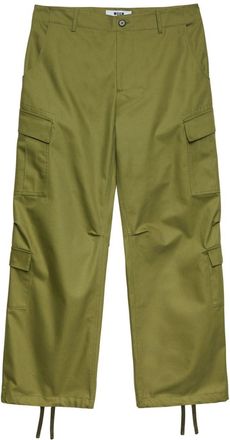 Msgm drawstring cargo trousers - men - Cotton - 46 - Green