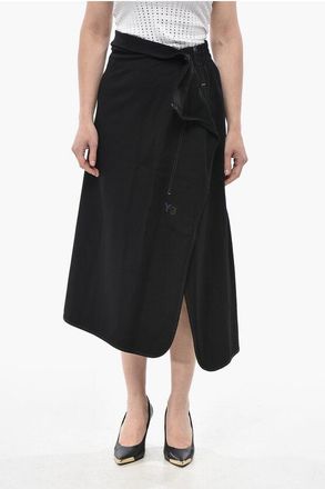 adidas Jersey Midi Skirt with Side Slits size S