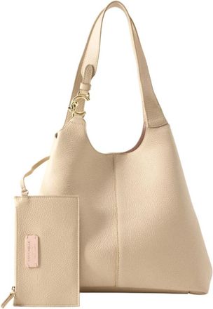 Coccinelle Dames, Tassen, Beige, Maat: ONE Size Leer