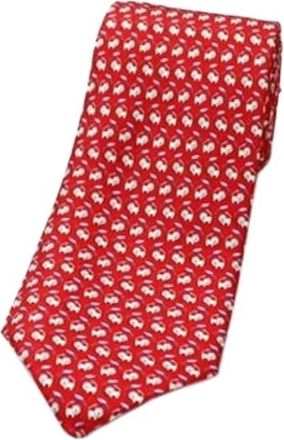 Ferragamo Pre-owned Accessories, male, Red, Size: ONE SIZE Pre-owned Cravat