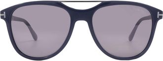 Tom Ford Damian Smoke Mirror Pilot Mens Sunglasses FT1098 90C 54