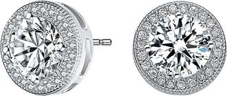 Genevive Silver Earrings