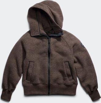 Canada Goose Blouson aviateur molletonné écologique Chilliwack Black Label (Femmes, Taupe Grey, TP)