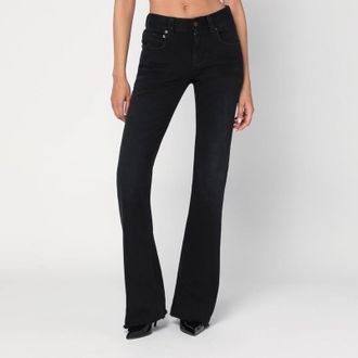 Balenciaga Black Bootcut Slim Fit denim trousers