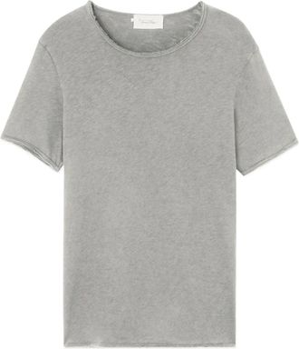 American Vintage T-shirt Sonoma con bordo a taglio vivo - Grigio