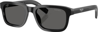 Prada PR D16S Zonnebril - Heren - Accessoires - Zwart - Maat: 55 MM Polyamide