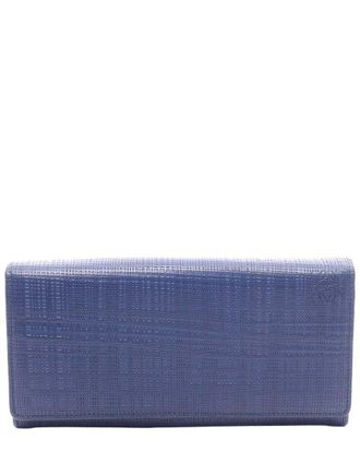 Loewe Linen Bifold Wallet Navy (Authentic Pre-Loved)