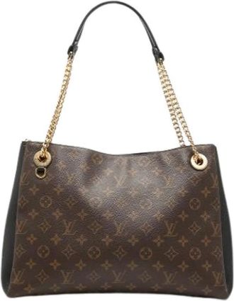 Louis Vuitton Pre-owned Surene MM - Dames - Vintage Schoudertas - Bruin - ONE Size - Leer - Vintage