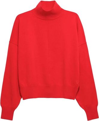 Gertrude Truien & Vesten, Dames, Rood, S, Anais Turtleneck