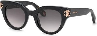 Roberto Cavalli SRC065M 0981 Mens Sunglasses Black Size 50