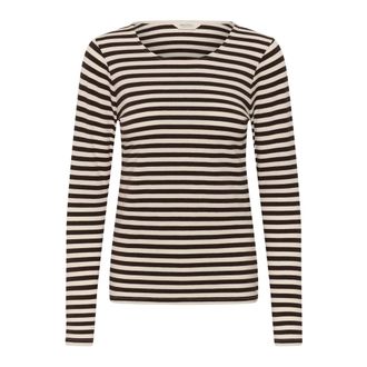 Part Two Nela T-shirt - Dames - Tops - Bruin - Maat: 2XL Katoen